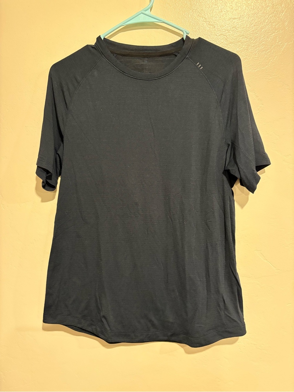 lululemon athletica Black Short Sleeve Crew Tee